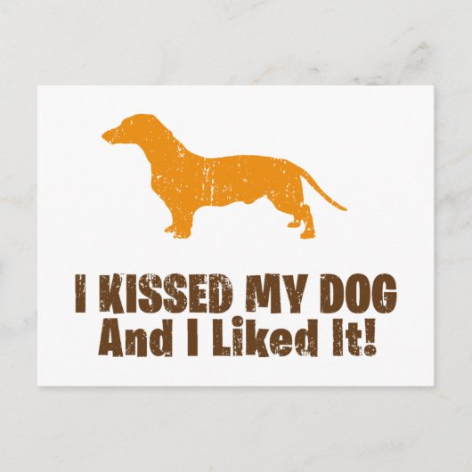 Dachshund Briefkaart (Voorkant)