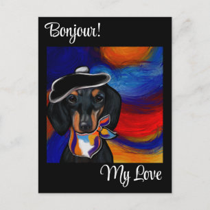 DACHSHUND BRIEFKAART