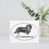 Dachshund Briefkaart (Staand voorkant)