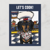 DACHSHUND BRIEFKAART (Voorkant)