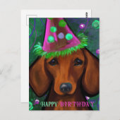 DACHSHUND  BRIEFKAART (Voorkant / Achterkant)