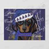 Dachshund briefkaart (Voorkant)