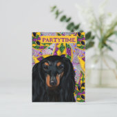 DACHSHUND BRIEFKAART (Staand voorkant)