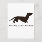 Dachshund Briefkaart (Voorkant)