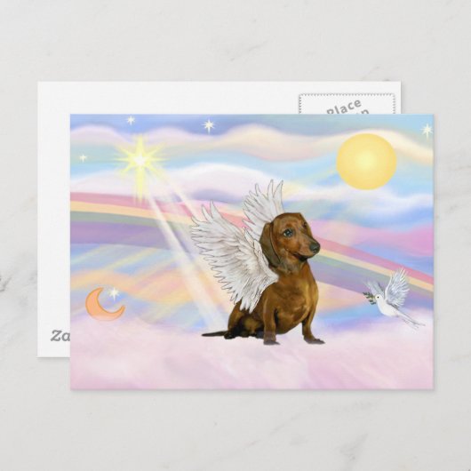 Dachshund Briefkaart (Voorkant / Achterkant)