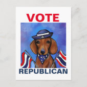 Dachshund Briefkaart (Voorkant)