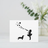 Dachshund Briefkaart (Staand voorkant)