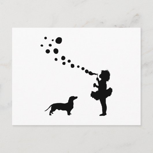 Dachshund Briefkaart (Voorkant)