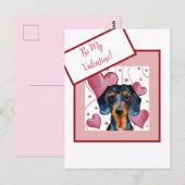 Dachshund Briefkaart (Voorkant / Achterkant)