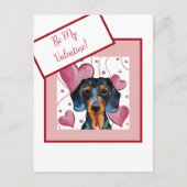 Dachshund Briefkaart (Voorkant)