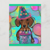 Dachshund       briefkaart (Voorkant)