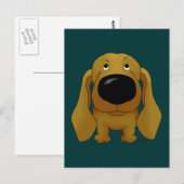 Dachshund-Briefkaart Briefkaart (Voorkant / Achterkant)