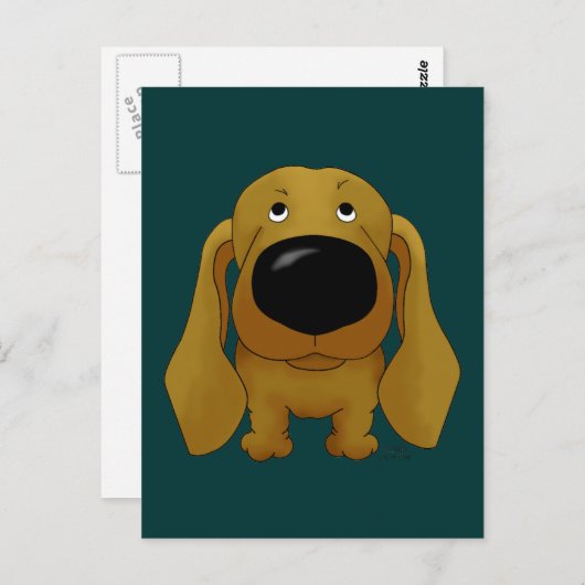 Dachshund-Briefkaart Briefkaart (Voorkant / Achterkant)