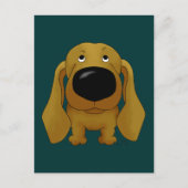 Dachshund-Briefkaart Briefkaart (Voorkant)