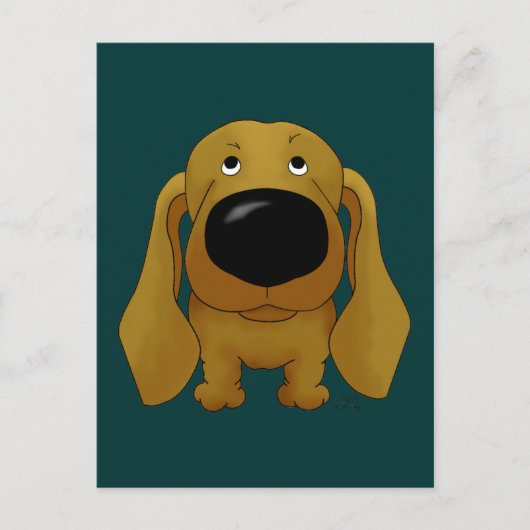 Dachshund-Briefkaart Briefkaart (Voorkant)