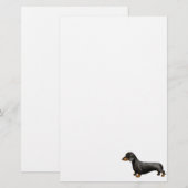 Dachshund Briefpapier (Voorkant / Achterkant)