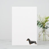 Dachshund Briefpapier (Staand voorkant)