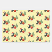 Dachshund Bright Colorful Gift Wrapping  Inpakpapier Vel (Voorkant 2)