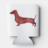 Dachshund Brown Dog Combo Custom Koelbox Blikjeskoeler (Achterkant)
