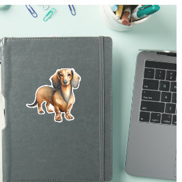 Dachshund Bruine Huisdier  Sticker