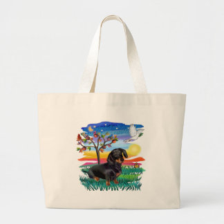 Dachshund (BT) - Sun Glow Grote Tote Bag