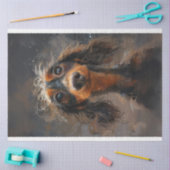 Dachshund Buddy Wigglesworth Hond Decoupage Tissuepapier (Craft)