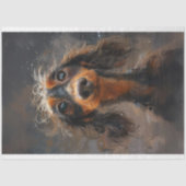 Dachshund Buddy Wigglesworth Hond Decoupage Tissuepapier (Voorkant)