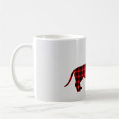 Dachshund Buffalo Pset Kerstmis Koffiemok (Links)