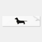 dachshund bumpersticker (Voorkant)