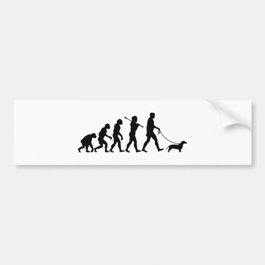 Dachshund Bumpersticker (Voorkant)
