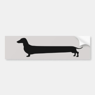 Dachshund-bumpersticker Bumpersticker