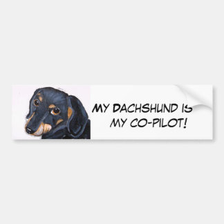 Dachshund-Bumpersticker Bumpersticker