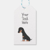 Dachshund Cadeaulabel (Voorkant)