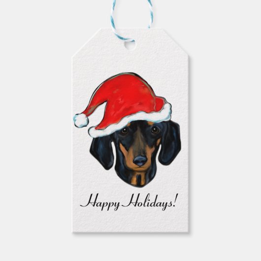 DACHSHUND CADEAULABEL (Voorkant)
