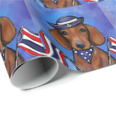 Dachshund Cadeaupapier (Rol Hoek)