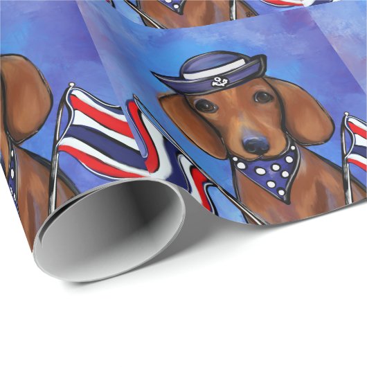 Dachshund Cadeaupapier (Rol Hoek)