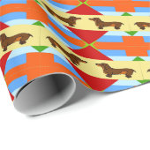 Dachshund Cadeaupapier (Rol Hoek)