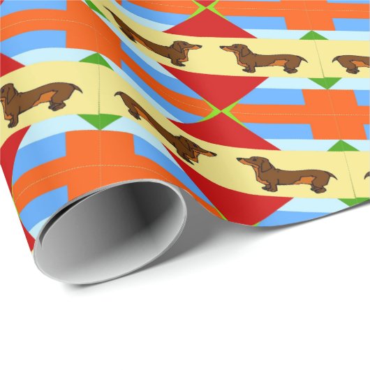 Dachshund Cadeaupapier (Rol Hoek)