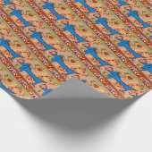 Dachshund Cadeaupapier (Hoek)