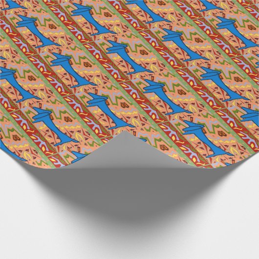 Dachshund Cadeaupapier (Hoek)