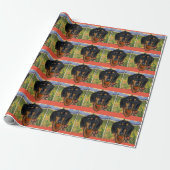 DACHSHUND CADEAUPAPIER (Uitgerold)