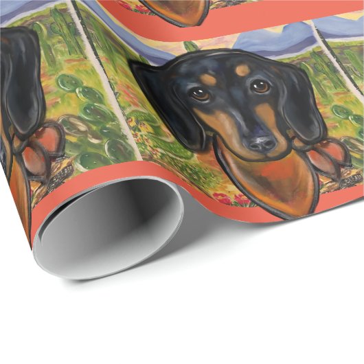DACHSHUND CADEAUPAPIER (Rol Hoek)