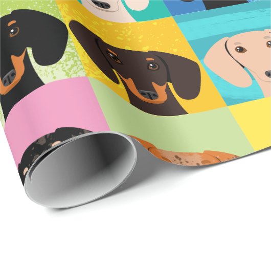 Dachshund Cadeaupapier (Rol Hoek)