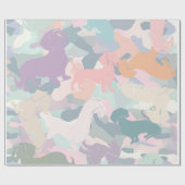 Dachshund Camo Cadeaupapier (Vlak)