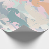 Dachshund Camo Cadeaupapier (Hoek)
