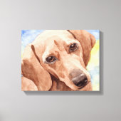 Dachshund Canvas Afdruk (Voorkant)
