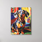 Dachshund Canvas Afdruk (Voorkant)