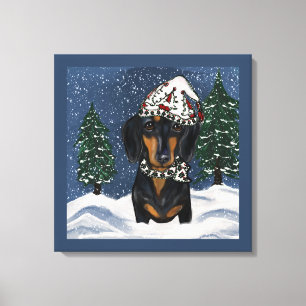 Dachshund Canvas Afdruk