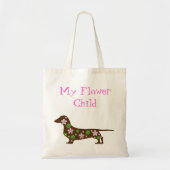 Dachshund-Canvas tas (Voorkant)