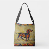 Dachshund-Canvas tas (Voorkant)